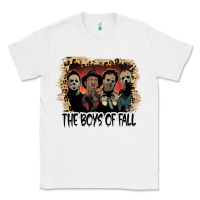 White the boys of fall leopard pattern bleached halloween murder t shirt Classic Tee - maiPhamDesign