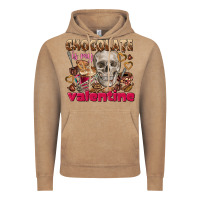 Vintage Coffee Skull chocolate is my Valentine Vintage Hoodie - FaDigitalArtStudio