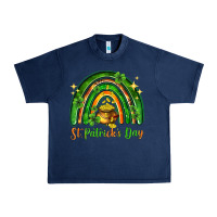 Navy St. Patrick's Day rainbow Urban Heavy Tee - HowdyJamesFarm