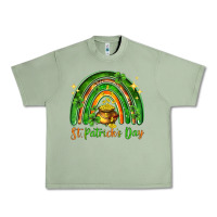 Oil Green St. Patrick's Day rainbow Urban Heavy Tee - HowdyJamesFarm