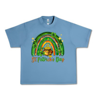 Pebble Blue St. Patrick's Day rainbow Urban Heavy Tee - HowdyJamesFarm