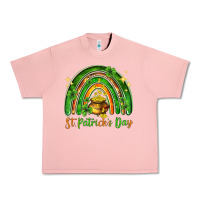 Salmon St. Patrick's Day rainbow Urban Heavy Tee - HowdyJamesFarm
