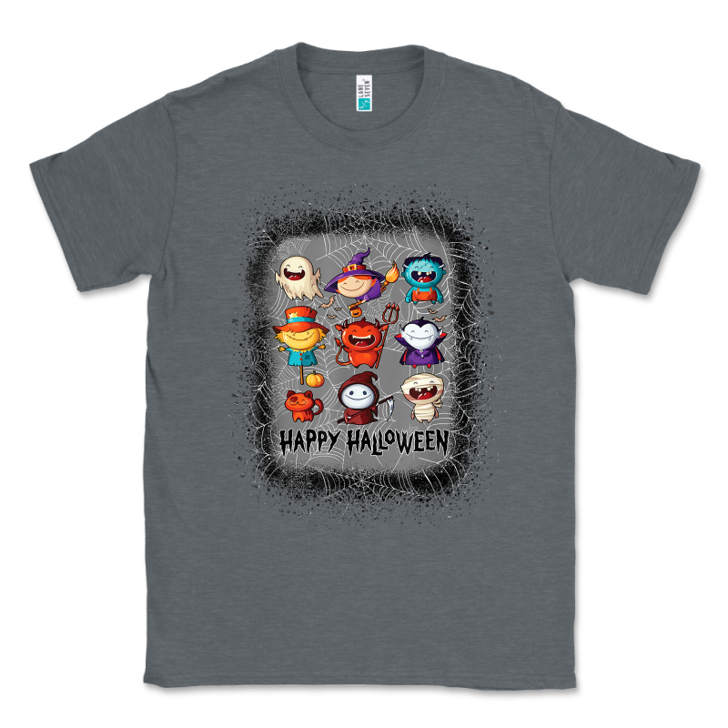 Halloween Funny Set Ghost Mummy Witch Vampire And Pumpkin T Shirt Classic Tee by maiPhamDesign | Teevron