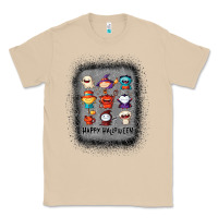 Mushroom halloween funny set ghost mummy witch vampire and pumpkin t shirt Classic Tee - maiPhamDesign