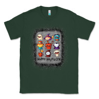 Sports Green halloween funny set ghost mummy witch vampire and pumpkin t shirt Classic Tee - maiPhamDesign