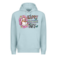 Blue Mist happy easter day Premium Hoodie - CowhideDigitalArt
