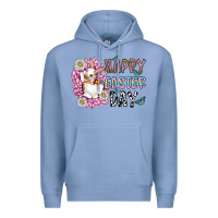 Colony Blue happy easter day Premium Hoodie - CowhideDigitalArt