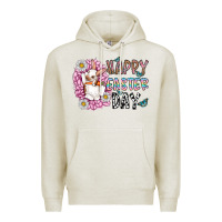Oatmeal Heather happy easter day Premium Hoodie - CowhideDigitalArt