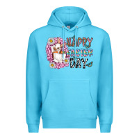 Ocean Blue happy easter day Premium Hoodie - CowhideDigitalArt