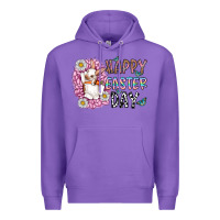 Purple happy easter day Premium Hoodie - CowhideDigitalArt
