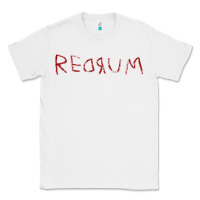 White REDRUM T-Shirt Classic Tee - maiPhamDesign