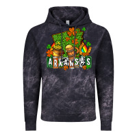 Cloud Black St. Patrick's Arkansas Vintage Hoodie - OliviaCreatesArt
