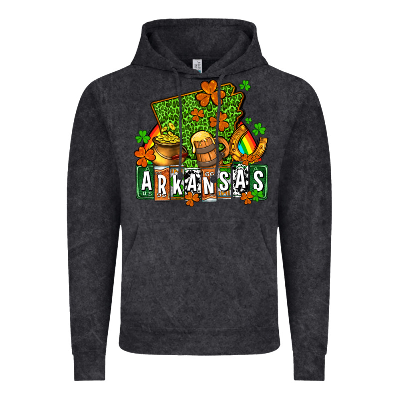 St. Patrick's Arkansas Vintage Hoodie by OliviaCreatesArt | Teevron
