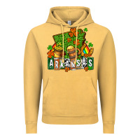Vintage Mustard St. Patrick's Arkansas Vintage Hoodie - OliviaCreatesArt