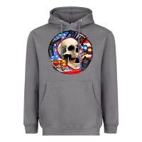 Storm police skull and police equipment Heavyweight Hoodie - AdoDesignShop