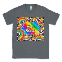 Charcoal Heather love wins Classic Tee - TumblerDesignByShophia