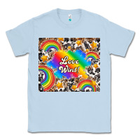 Dusty Blue love wins Classic Tee - TumblerDesignByShophia