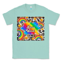Seafoam love wins Classic Tee - TumblerDesignByShophia