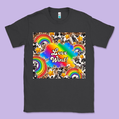 Love Wins Classic Tee Designed By Tumblerdesignbyshophia