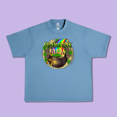 Shamrock Farm Urban Heavy Tee Designed By Cowgirlartshop