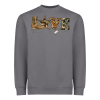 Storm camouflage military boots love Heavyweight Sweatshirt - Artiststas