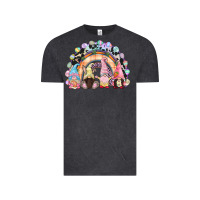 Vintage Black Easter Day rainbow gnomes Vintage Tee - CowGirlArtShop