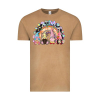 Vintage Camel Easter Day rainbow gnomes Vintage Tee - CowGirlArtShop