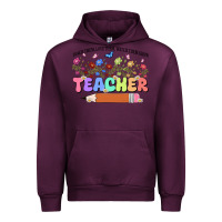 Mauve Wine teacher wildflowers kopyası Urban Hoodie - JahusDesignShop
