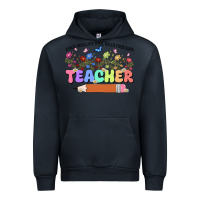 Navy teacher wildflowers kopyası Urban Hoodie - JahusDesignShop