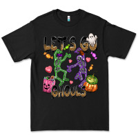 Black Let's go ghouls Premium Tee - NancyCooperArtShop