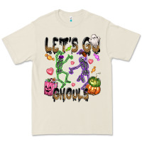 Bone Let's go ghouls Premium Tee - NancyCooperArtShop