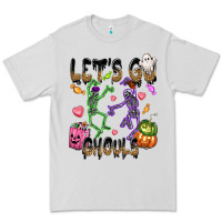 Dove Grey Let's go ghouls Premium Tee - NancyCooperArtShop