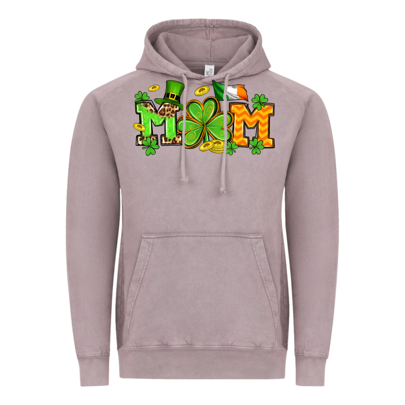 St. Patrick's Day Mom Vintage Hoodie by OliviaCreatesArt | Teevron