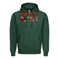 Sports Green christmas merry mini Zipper Hoodie - BarkalooDesign
