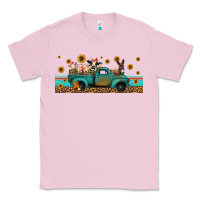 Bubblegum Pink western animals truck Classic Tee - Jasminsmagicworld
