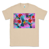 Mushroom Flower Hummingbird Classic Tee - Artiststas