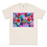 Natural Flower Hummingbird Classic Tee - Artiststas