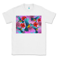 White Flower Hummingbird Classic Tee - Artiststas