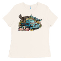 Truck Usa Country Road Take Me Home 4th Of July Ladies Tee | Teevron