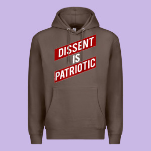 Dissent Is Patriotic Political Meme Raglan Baseball Tee Premium Hoodie Designed By Maiphamdesign