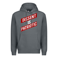 Rock DISSENT IS PATRIOTIC Political Meme Raglan Baseball Tee Premium Hoodie - maiPhamDesign