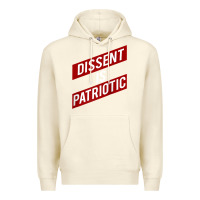 Sandshell DISSENT IS PATRIOTIC Political Meme Raglan Baseball Tee Premium Hoodie - maiPhamDesign