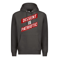 Smoke DISSENT IS PATRIOTIC Political Meme Raglan Baseball Tee Premium Hoodie - maiPhamDesign