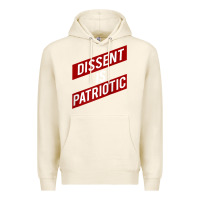 Tofu DISSENT IS PATRIOTIC Political Meme Raglan Baseball Tee Premium Hoodie - maiPhamDesign