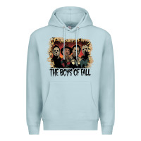 Blue Mist the boys of fall leopard pattern bleached halloween murder t shirt Premium Hoodie - maiPhamDesign