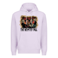 Lilac the boys of fall leopard pattern bleached halloween murder t shirt Premium Hoodie - maiPhamDesign