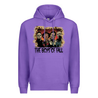 Purple the boys of fall leopard pattern bleached halloween murder t shirt Premium Hoodie - maiPhamDesign