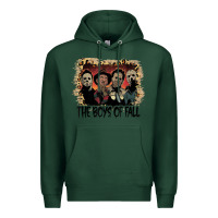 Sports Green the boys of fall leopard pattern bleached halloween murder t shirt Premium Hoodie - maiPhamDesign
