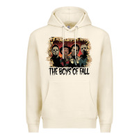 The Boys Of Fall Leopard Pattern Bleached Halloween Murder T Shirt Premium Hoodie | Teevron