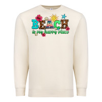 Sandshell beach is my happy place Premium Sweatshirt - AdoDesignShop